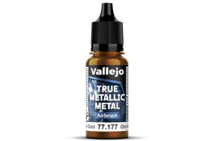 77177 Vallejo True Metallic Airbrush Arcane Gold 18ml