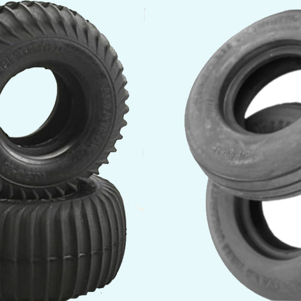 Tamiya Frog Tyre Set Front and Rear