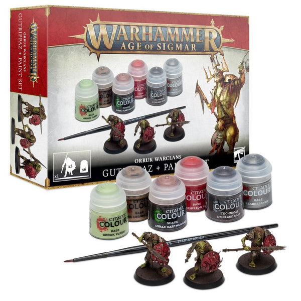 60-09 - ORRUK WARCLANS: GUTRIPPAZ + PAINT SET