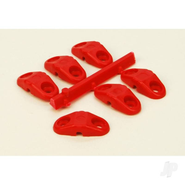 SL015A SLEC SADDLE CLAMP RED/10SWG (PK6)