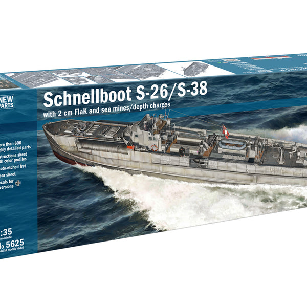 ITA5625 ITALERI SCHNELLBOOT S-26/S-38