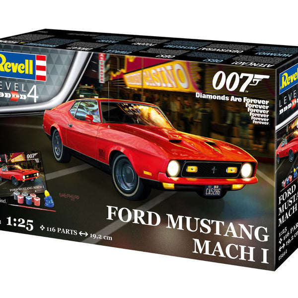 05664 Revell Ford Mustang Mach 1 (James Bond 007) 'Diamonds Are Forever' - Gift Set