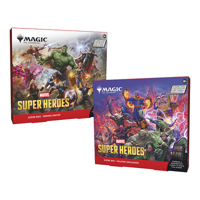 Magic: The Gathering - Marvel Super Heroes Scene Box (4 Count)