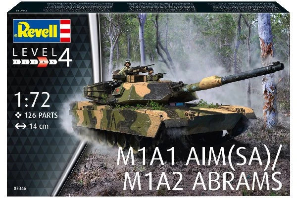 03346 REVELL M1A2 Abrams Tank 1:72