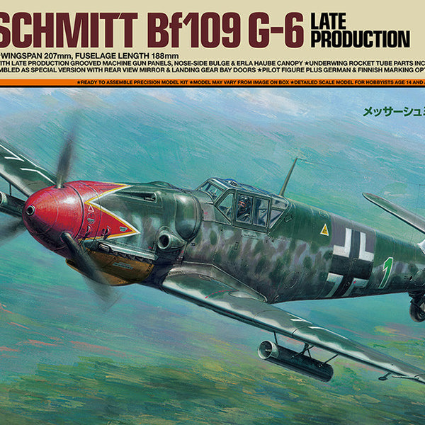 61128 TAMIYA 1/48 Bf109 G-6 Late Model