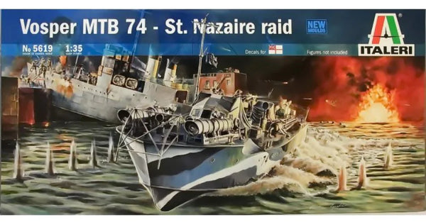 5619 ITALERI Vosper MTB 74 - St. Nazaire raid