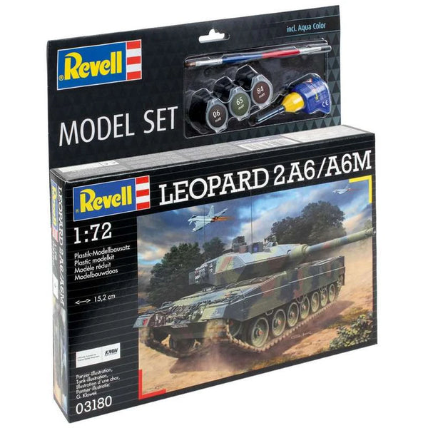 03180 REVELL Model Set Leopard 2A6/A6M 1:72