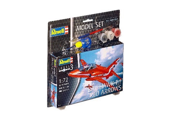 64921 REVELL Model Set BAe Hawk T,1 Red Arrow