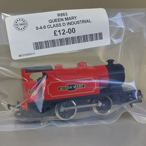 R863 Hornby Class D 0-4-0T Queen Mary 43