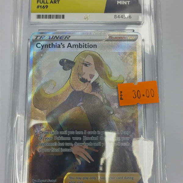 169/172 2022 Brilliant Stars Cynthia's Ambition Full Art ACE 9