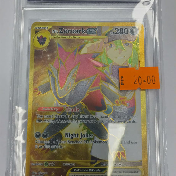 189/159 2025 Pokemon N's Zoroark EX Journey Together MGC 9