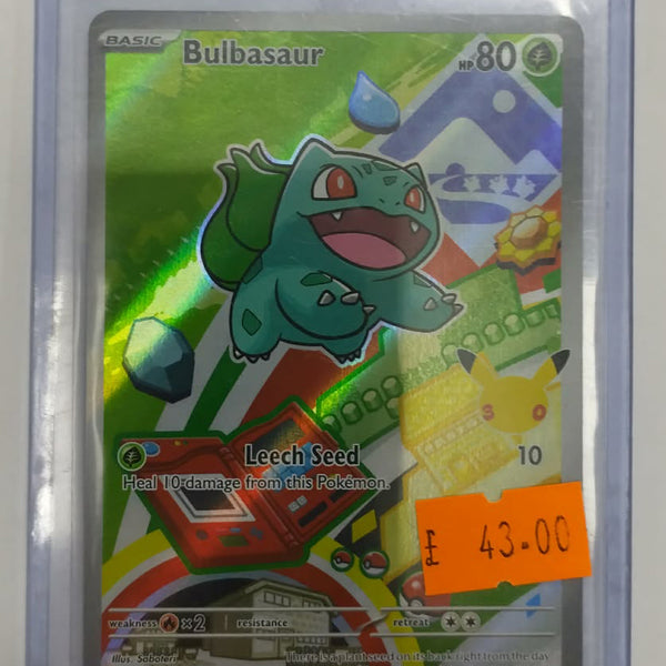 Bulbasaur First Partner Promo 30th Annivesary MEP037