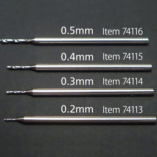 74114 TAMIYA FINE PIVOT BIT 0.3MM SHANK 1MM