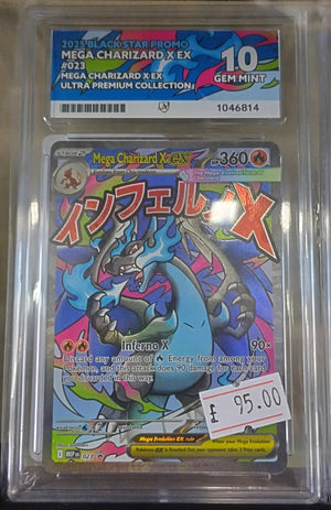 Mega Charizard X Ex, Ultra Premium Collection, MEP023 ACE 10