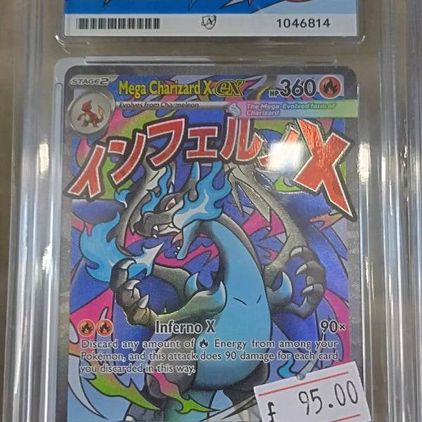 Mega Charizard X Ex, Ultra Premium Collection, MEP023 ACE 10