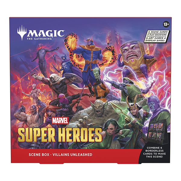 Magic: The Gathering - Marvel Super Heroes Scene Box (4 Count)