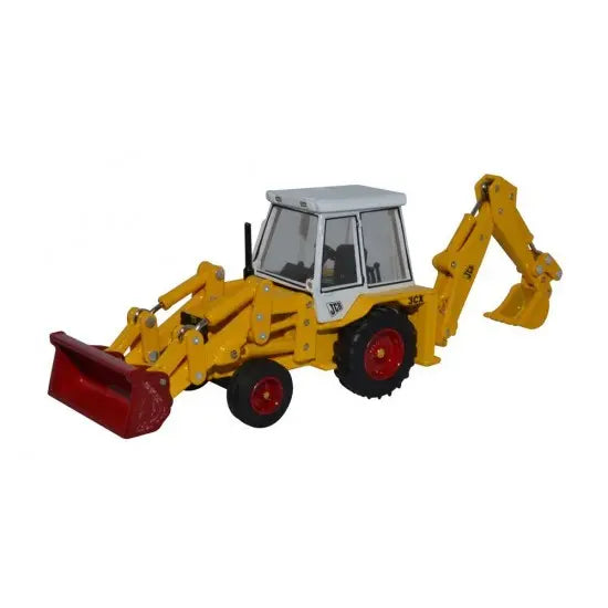 76JCX003 OXFORD DIECAST JCB Backhoe Loader 1980s