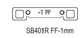 77510030 PR SB401-R FF Suspension Mount -1mm narrower (1)