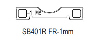77510040 PR SB401-R FR Suspension Mount -1mm narrower (1)