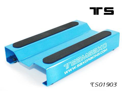 TS01903 TEAM SAXO CAR PEDESTAL TAMIYA BLUE