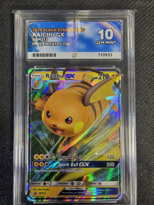 Raichu Gx, Hidedn Fates SM213, ACE 10