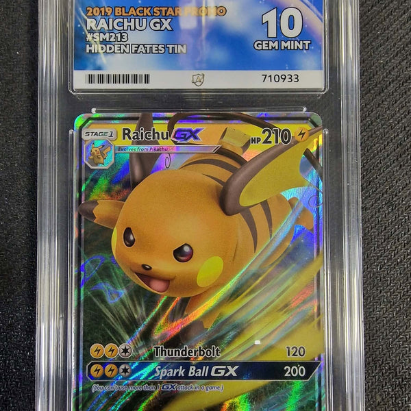 Raichu Gx, Hidedn Fates SM213, ACE 10