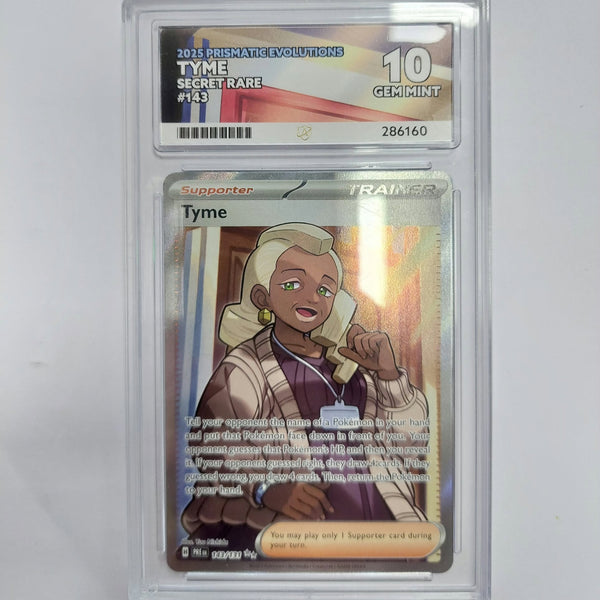 Tyme, Prismatic Evolutions, 143/131, ACE 10