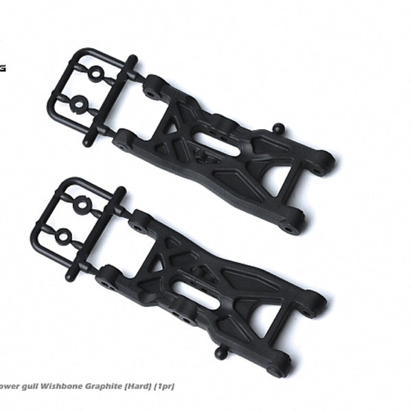 69400157 PR S1 V4 Front Lower gull Wishbone Graphite (Hard) (1pr)