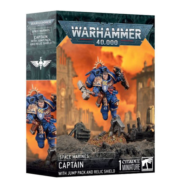 48-102 Space Marine: Captain With Jump Pack & Relic Shield
