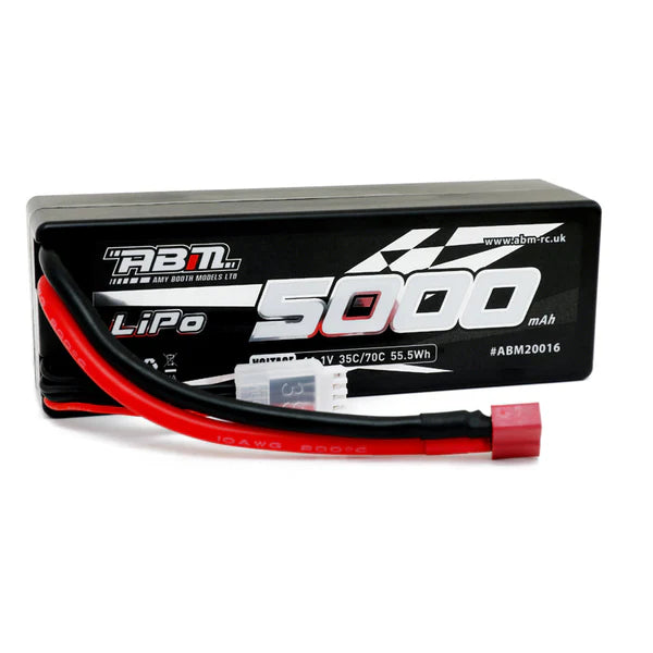 ABM20016 ABM 5000mAh 11.1V 70C Lipo battery with deans connector