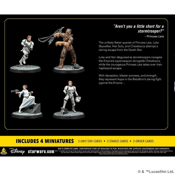 AMGSWP41 Star Wars: Shatterpoint: This is Some Rescue - Princess Leia Squad Pack