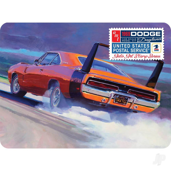AMT1232 AMT 1969 Dodge Charger Daytona (USPS Stamp Series Collector Tin)