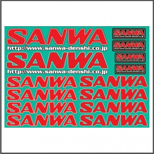 SA107A90533A Stickers Sanwa Red