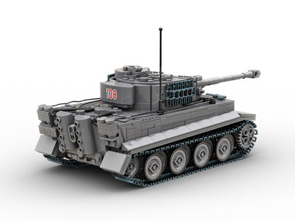 B0181 BUILD ARMY Tiger 1 Grey