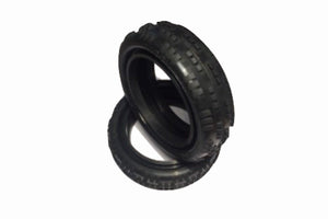BBT50 - BALLISTIC BUGGY CUT RIB - 2WD FRONT TYRES - WHITE COMPOUND