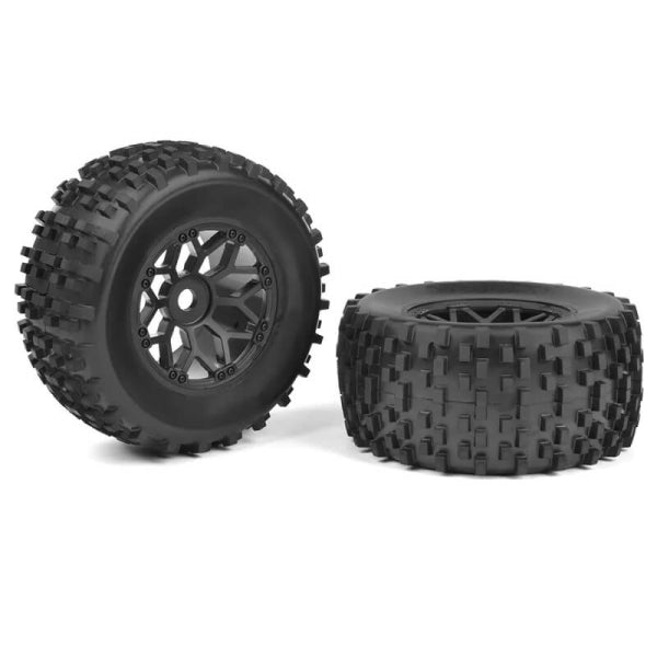 C-00180-378-1 Corally Offroad 1/8 Mt Tires Gripper Glued On Bbs Rims (pr)