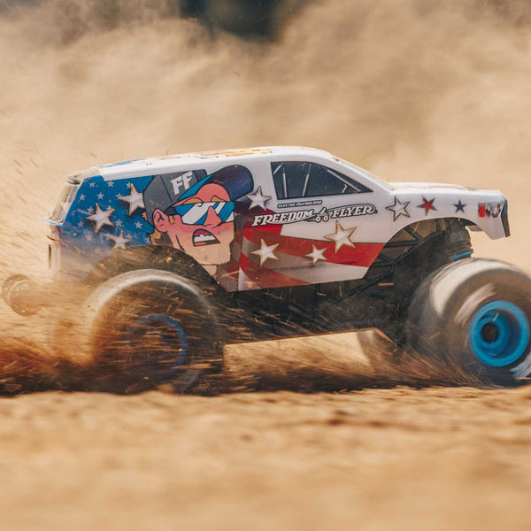 ARA2130FF ARRMA 1/16 FREEDOM FLYER GROM 4X4 RTR Brushed Monster Truck