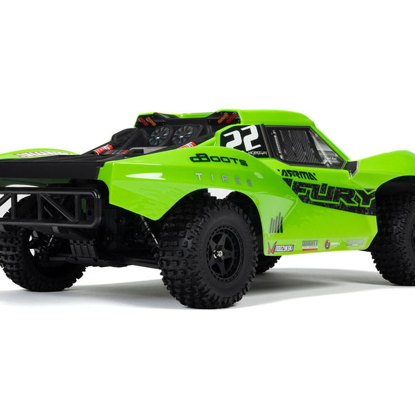 ARA3221T1 1/10 FURY MEGA 550 4X2 SCT ARTR (No Battery/Charger) Green