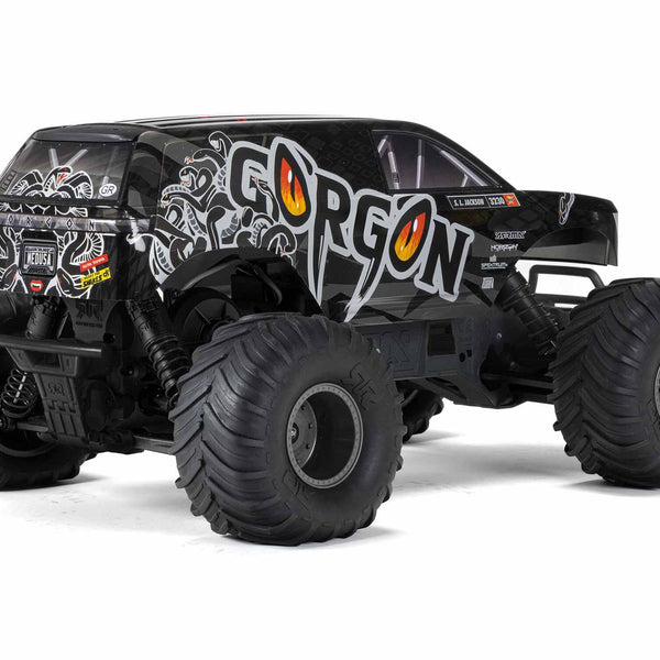 ARA3230SKT1 ARRMA Gorgon 2wd MT 1/10 Ready-To-Assemble Kit w/8.4v/Chg Gunmetal