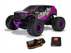 ARA3230ST4 1/10 GORGON MEGA 550 2WD MT with Battery & Charger Purple