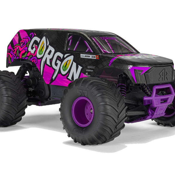 ARA3230ST4 1/10 GORGON MEGA 550 2WD MT with Battery & Charger Purple