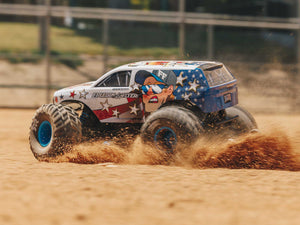 ARA3530SFFT1 ARRMA 1/10 FREEDOM FLYER 223S 2WD RTR Brushless Monster Truck