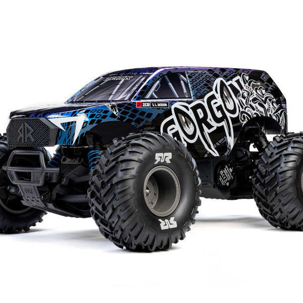 ARA3530T1 ARRMA GORGON 223S 2WD RTR Monster Truck, Blue/Black