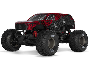 ARA3530T2 ARRMA GORGON 223S 2WD RTR Monster Truck, Red/Black