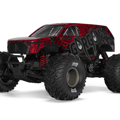 ARA3530T2 ARRMA GORGON 223S 2WD RTR Monster Truck, Red/Black
