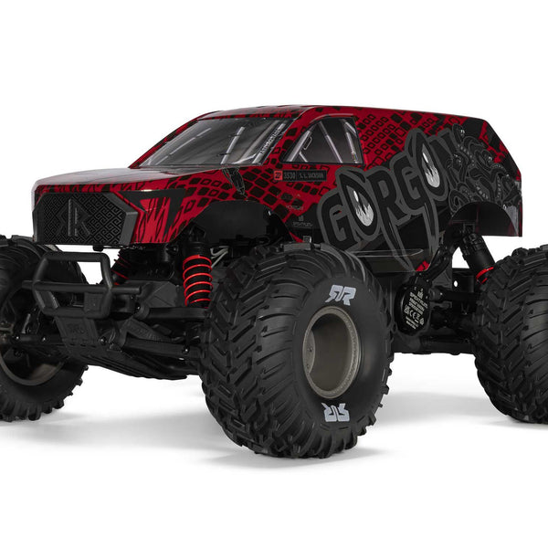 ARA3530T2 ARRMA GORGON 223S 2WD RTR Monster Truck, Red/Black