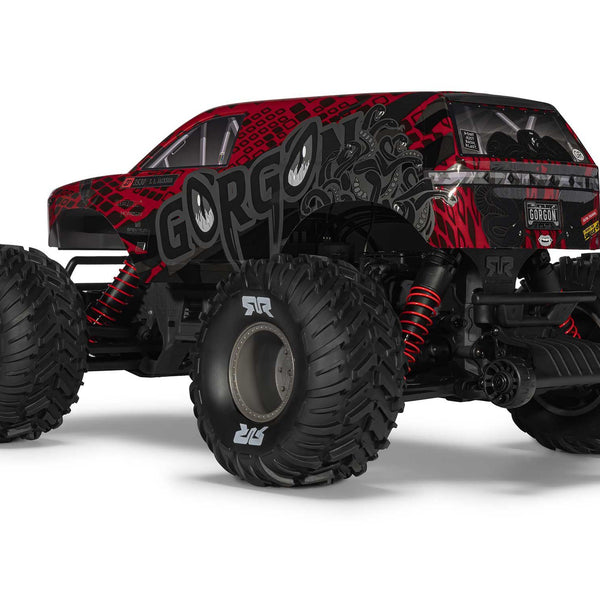 ARA3530T2 ARRMA GORGON 223S 2WD RTR Monster Truck, Red/Black