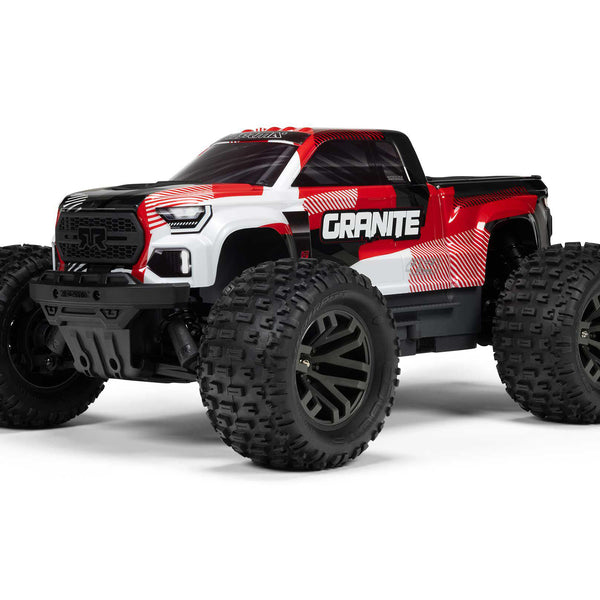 ARA4302V4T2 ARRMA 1/10 GRANITE 223S DSC 4X4 RTR Monster Truck Red