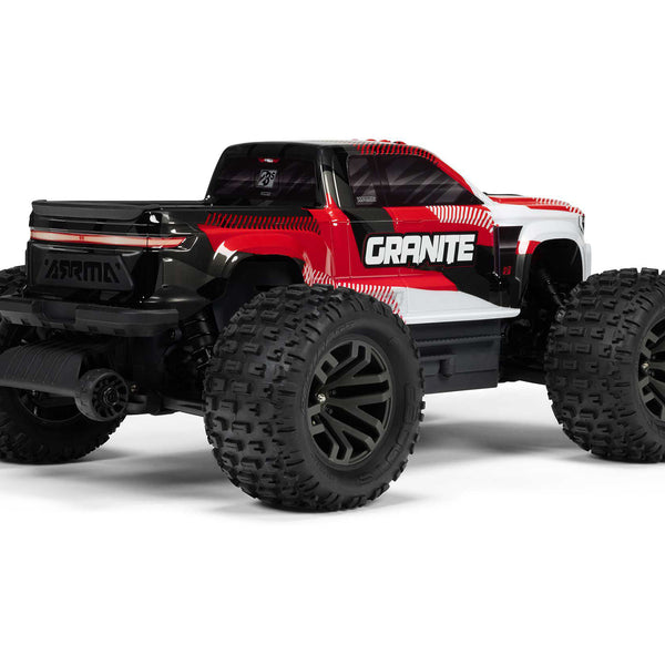 ARA4302V4T2 ARRMA 1/10 GRANITE 223S DSC 4X4 RTR Monster Truck Red