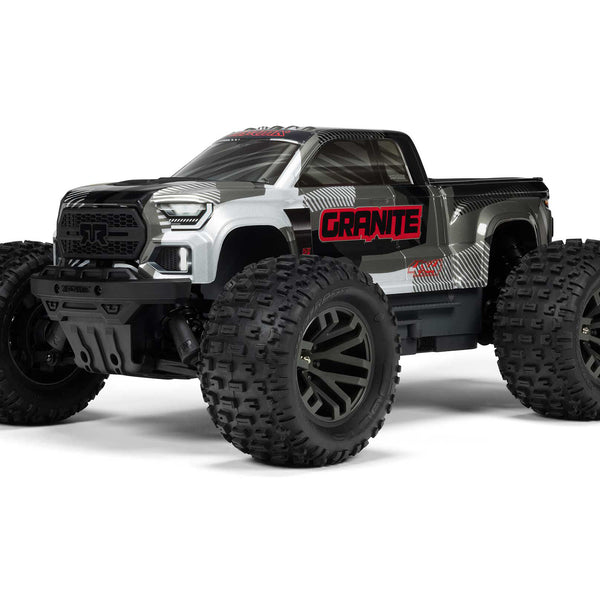 ARA4302V4T3 1/10 GRANITE 223S DSC 4X4 RTR Monster Truck Gunmetal